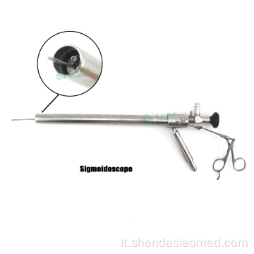 Set strumento rigido endoscopio sigmoidoscopio